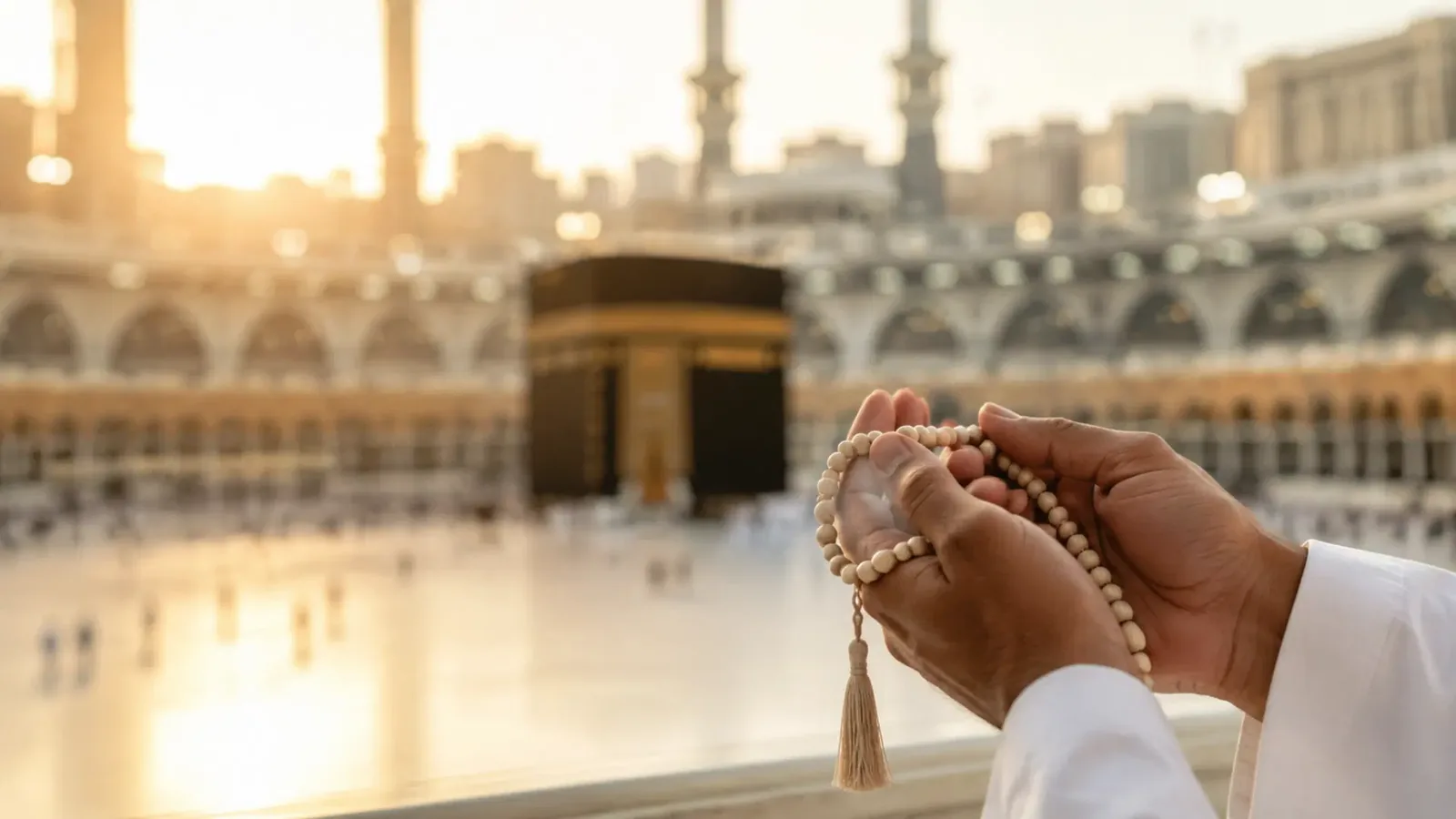 Prière devant la Kaaba à La Mecque